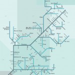 River maps - Subway Map Style