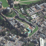 Satellite Imagery: Windsor Castle and St George Chapel, April 17th - image: @Maxar